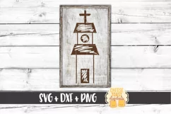 Church - Chapel - Religious SVG PNG DXF Cut Files Product Image 1