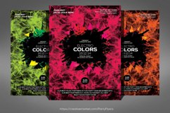 Smoke Electro Colors Flyer Product Image 1