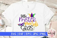 Little mister mardi gras - Mardi Gras SVG EPS DXF PNG Product Image 1