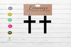 Earrings SVG,earrings template earrings cut file, earrings Product Image 1