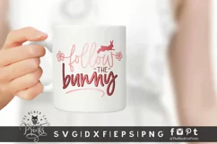 Follow the Bunny SVG | Easter SVG | Bunny SVG Cut File Product Image 2