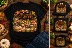 Maple Leaf Market Fall PNG Sublimation Design Product Image 2