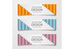 Abstract Web banner design background or header Templates Product Image 1