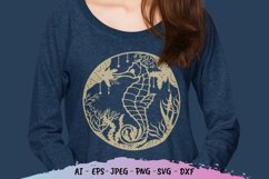 Underwater Seahorse SVG Product Image 1