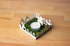 Easter Tray SVG | Paper Cut SVG | Easter Candle Holder Product Image 10