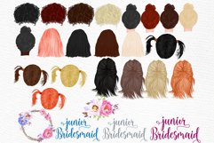 Flower girls clipart Junior Bridesmaids Wedding robes Product Image 3