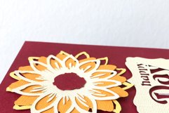 Sunflower Card SVG Template | Happy Day Product Image 2