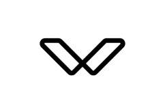 Letter WV Logo Design Vector Isolated Product Image 1