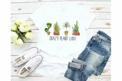 Crazy Plant Lady Png, Sublimation Png Product Image 2