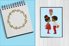 African American Christmas Kiss Kids - Mistletoe Product Image 4