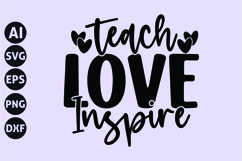 Teacher SVG Bundle, Teacher Shirt Svg, Teach Svg Product Image 8