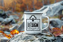 Camping White Enamel Mug Mockups Product Image 1