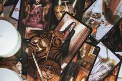 Tarot cards on fortune teller desk. Magic rituals Product Image 1