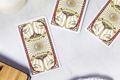 Tarot cards on fortune teller desk. Magic rituals Product Image 1