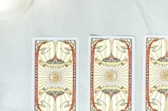 Tarot cards on fortune teller desk. Magic rituals Product Image 1