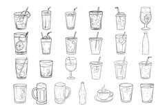 50 Drink Procreate Stamps Brushes Product Image 4