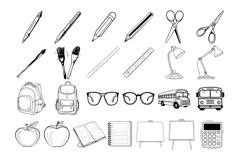 50 School Education Teacher Procreate Stamps Brushes Product Image 4