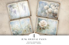 Watercolor Junk Journal Digital Paper Bi-fold Product Image 1