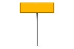 Realistic Road Sign, Vector Set. Product Image 8