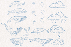 Lovely vibes vector patterns and clipart set Product Image 3