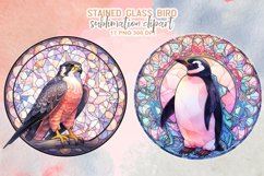 Stained Glass Bird Sublimation Product Image 8