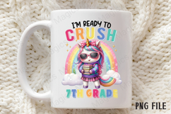 7TH Back to School Unicorn Sublimation Product Image 3