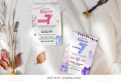 7th Birthday Invitation Template Product Image 1