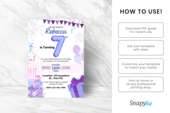 7th Birthday Invitation Template Product Image 7