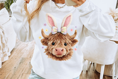 Easter Highland Cow png Product Image 8