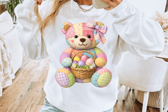 Easter Patchwork Teddy Bear png Product Image 1