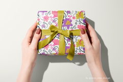 Midnight Hive - Seamless Honeybee Floral Patterns Collection Product Image 9