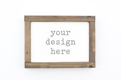 7x5 Wood Sign Mockup| Digital File | Sublimation | SVG Product Image 1