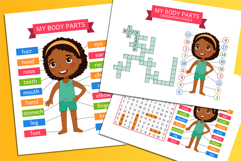 My Body Parts Flashcards for Early Learning Product Image 1