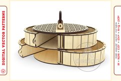 Box Organizer v29 - laser cut file - Glowforge ready SVG Product Image 8