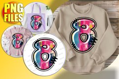 8 Doodle Letter Valentine Loving Whimsical Heart! Product Image 1