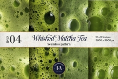 Matcha Foam Texture, Green Bubble Pattern Product Image 1