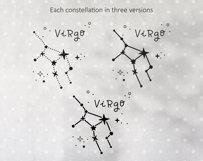 Zodiac signs SVG &amp; PNG clipart, Astrology svg, Horoscope svg Product Image 6