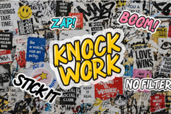 KNOCKWORK - Comic SVG Color Font Product Image 5