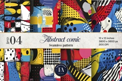 Pop Art Digital Paper |Comic Book Background Product Image 1