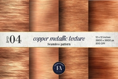 Copper Metallic Texture | Brushed Foil Background Product Image 1