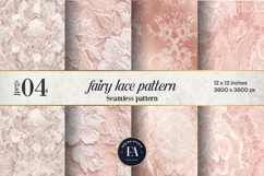 Fairy Lace Digital Paper, Floral Lace Pattern Product Image 1
