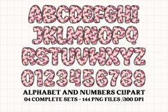 Halloween Alphabet png clipart, halloween letters doodle Product Image 2