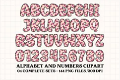 Halloween Alphabet png clipart, halloween letters doodle Product Image 2