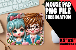 Sweet Mouse Mat Sublimation Magic, 3D Characters Product Image 1