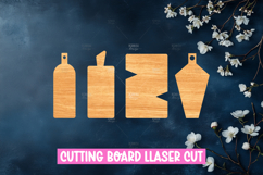 4 Wooden Cutting Board Shapes for Laser Cut Product Image 1