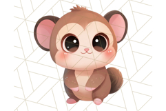 Cute Animal Clipart, Adorable Animal PNG Product Image 4