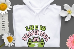 Life is Beautiful - Retro - SVG Design Vector Product Image 8