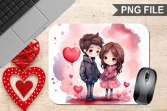 Valentine&#039;s Day Photo Sublimation Mouse Pad PNG Design Product Image 1