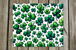 St. Patrick's day clover | 4 tumbler sublimation designs P2 Product Image 4
