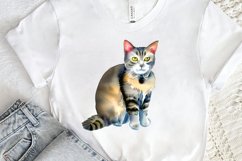 Watercolor Cat Lover PNG Clipart Product Image 3